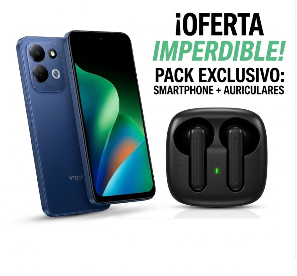 Celular Xiaomi Redmi 17 4Gb 128Gb + Obsequio Audífonos Inalámbricos