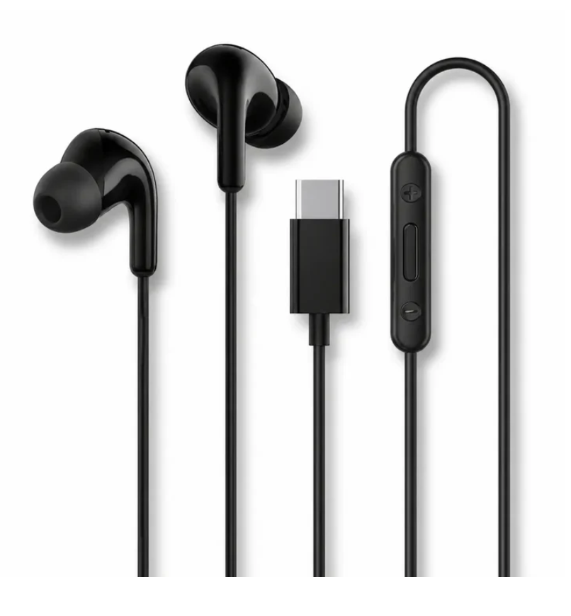 Audífonos Alámbricos In-Ear Con Entrada Type C Diseño Ergonómico Xiaomi BHR8931GL
