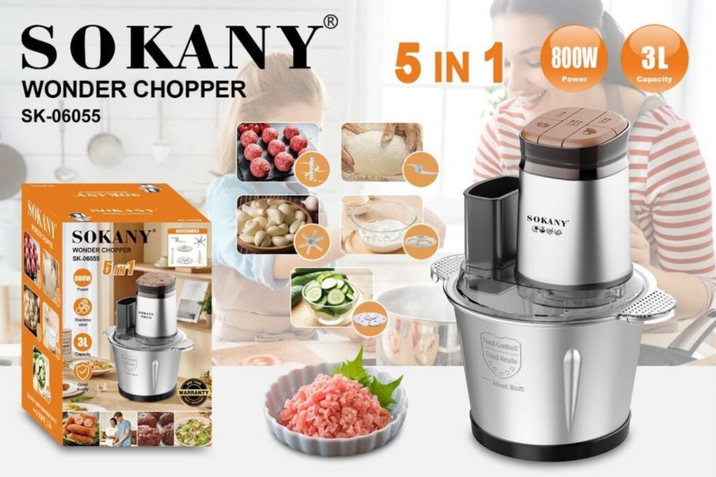 Picadora 5 En 1 Sokany SK-06055