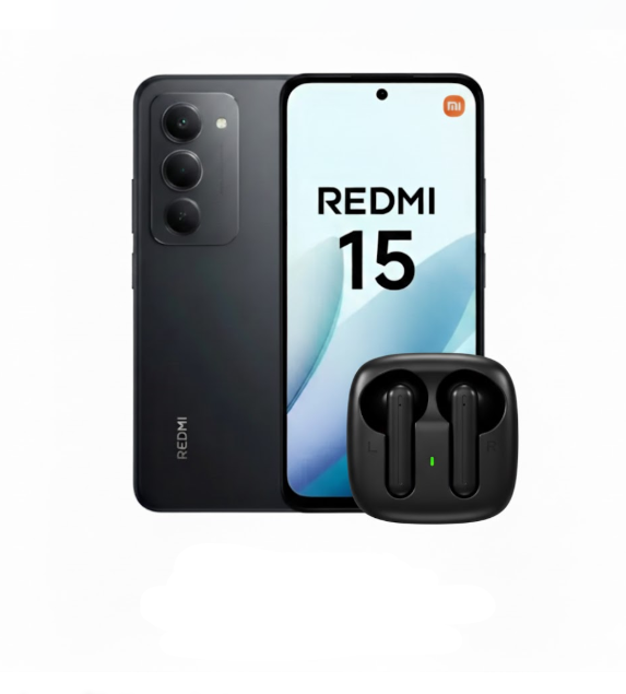 Xiaomi Redmi 15 8Gb+256Gb Negro + Obsequio Audífonos Inalámbricos