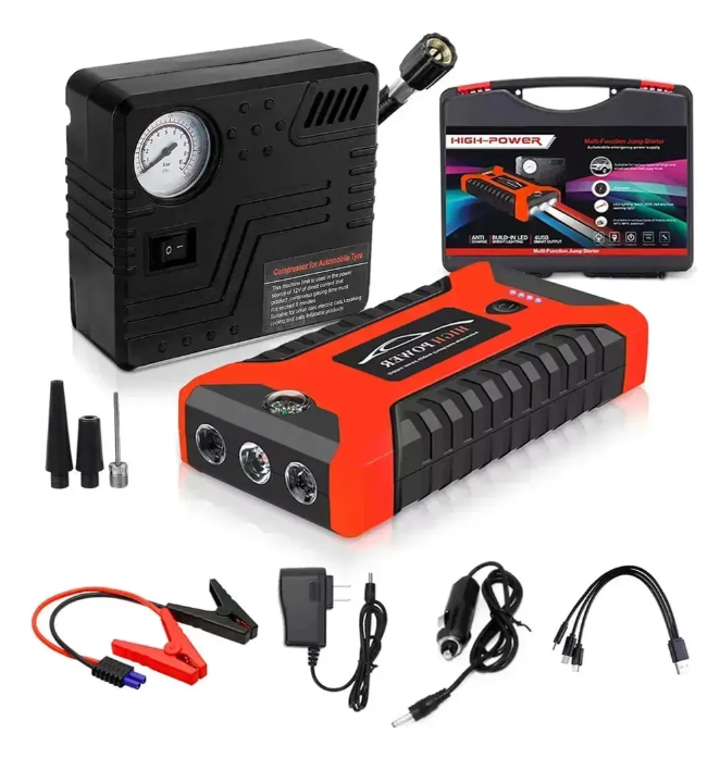 Arrancador Portátil + Compresor Aire 29b