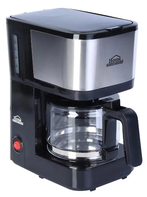 Cafetera De Goteo Home Elements Para 6 Tazas Con Jarra De Vidrio