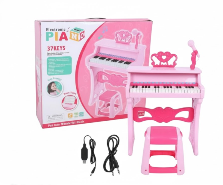 Piano Juguete Con Silla LJ328-31
