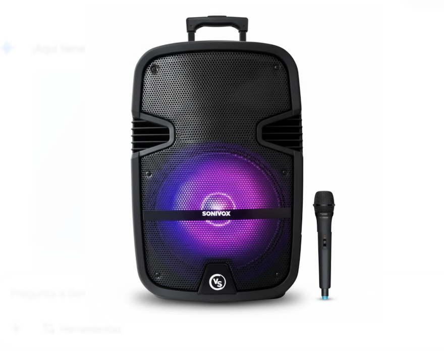 Cabina De Sonido Recargable 12" Sonivox Vs-Ss2285