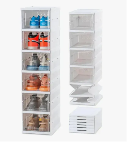 Organizador De Zapatos 6 Niveles Acrílico Plegable PC188