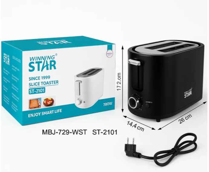 Tostadora Eléctrica Con Potencia De 780w ST-2101