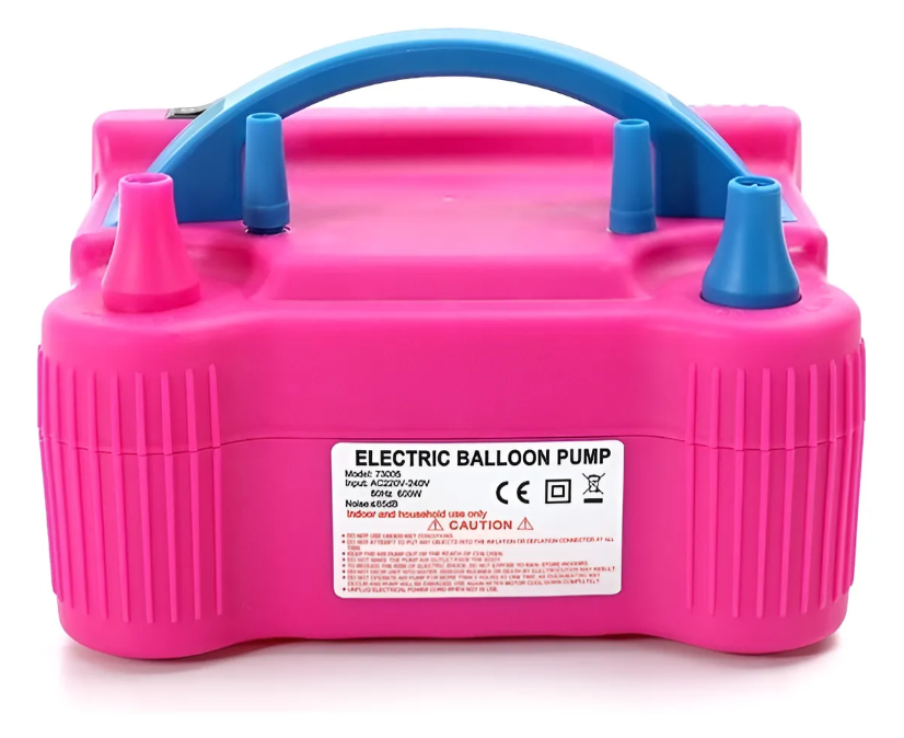 Inflador De Globos Eléctrico Doble Boquilla