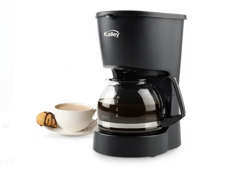 Cafetera Kalley De 610 Ml Y Taza De Vidrio K-MCM4N