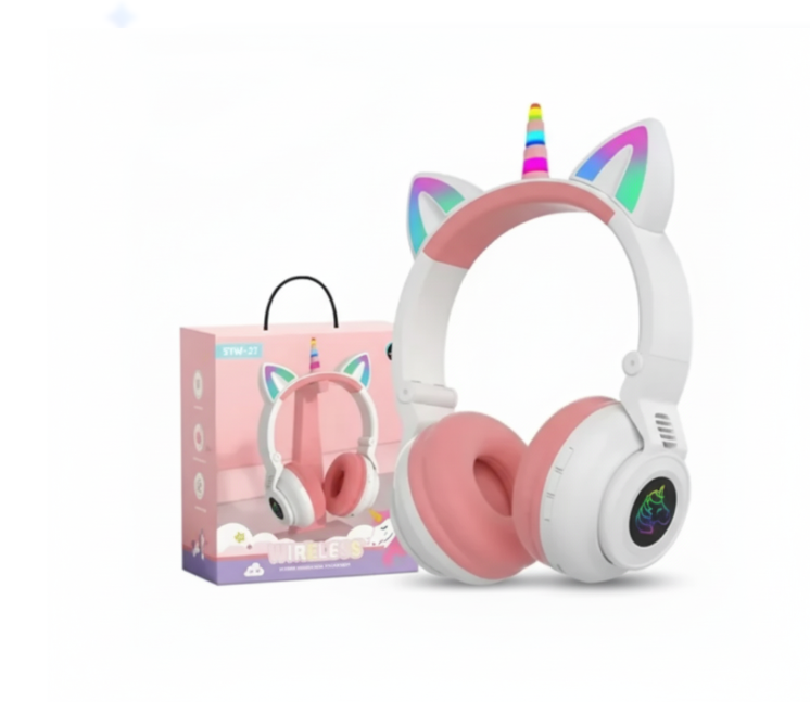 Auriculares Bluetooth Unicornio Infantil Ref:Stn-27
