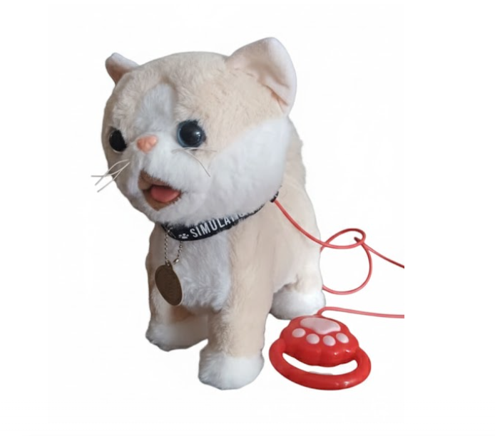 Gato Peluche Interactivo Camina Canta Maulla Control Remoto