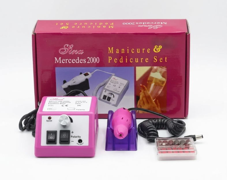 Mercedes 2000 Pulidor De Uñas Eléctrico Manicure Pedicure 110V