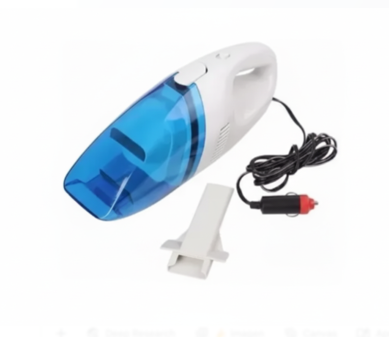 Aspiradora Para Auto Portátil, 12 Volts - Color Azul Marino