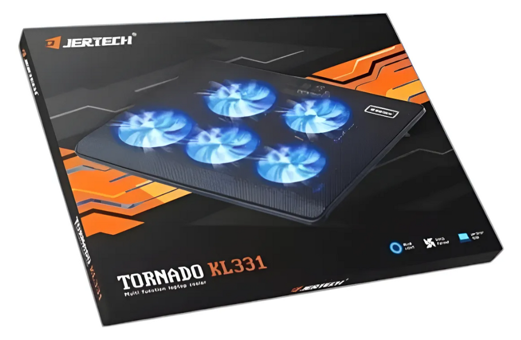 Base Refrigerante Pc Tornado 5 Ventiladores Kl331 Jertech