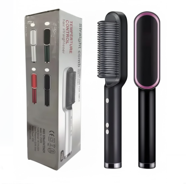 Cepillo Alisador Con Control De Temperatura