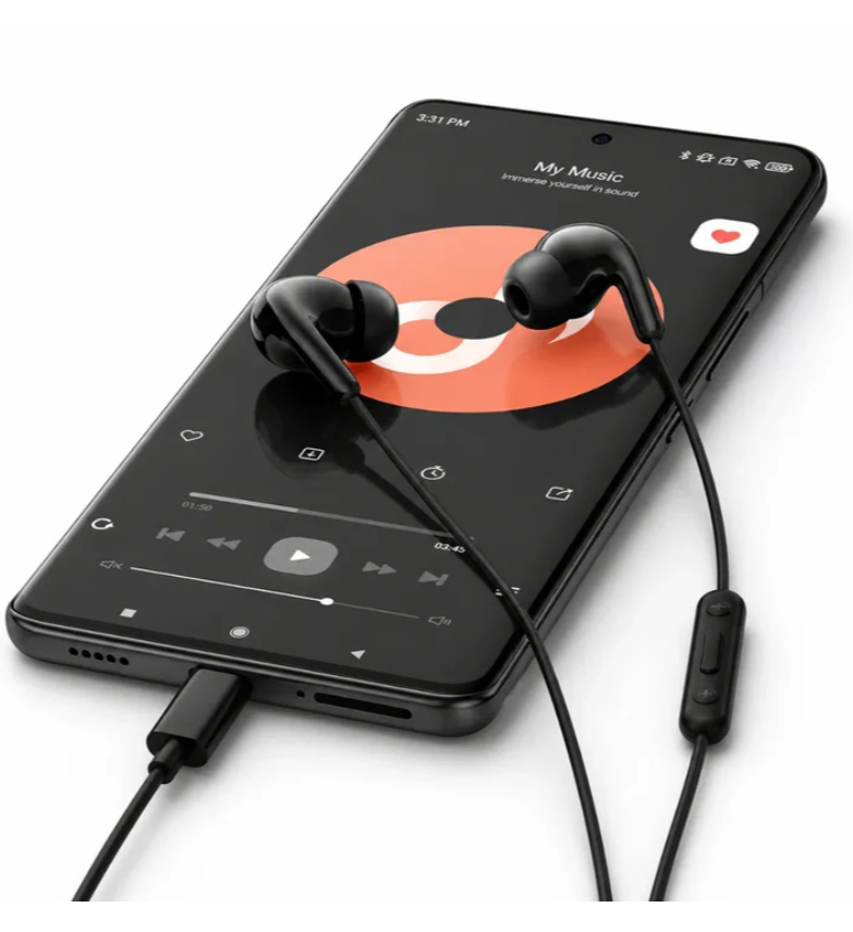Audífonos Alámbricos In-Ear Con Entrada Type C Diseño Ergonómico Xiaomi BHR8931GL