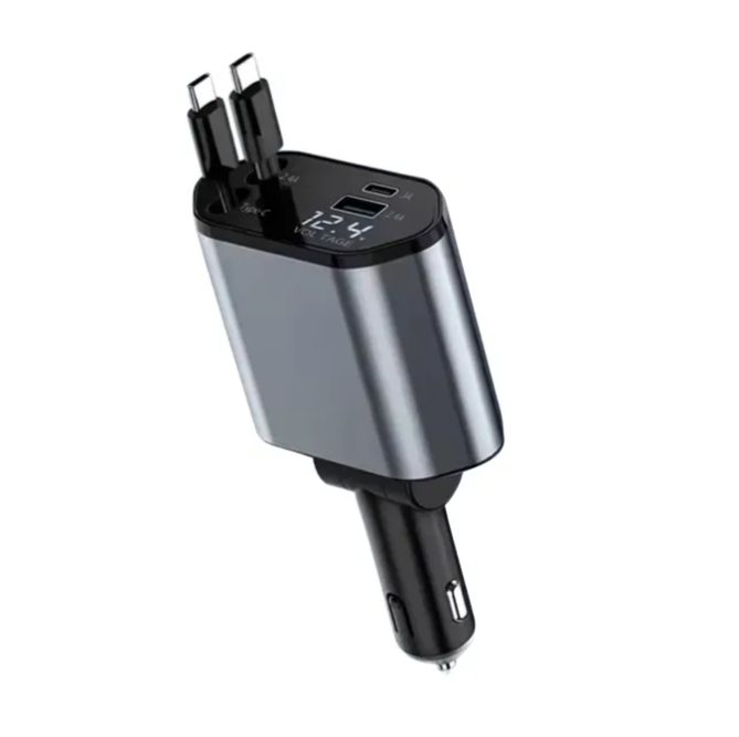 Cargador  4 En 1 Para Carro C1