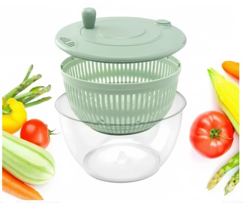 Centrifugador De Verduras 3 En 1 Escurridor Secador Ensalada DK-14
