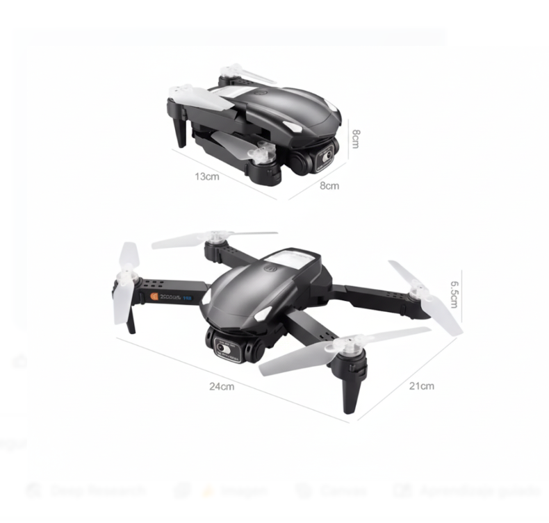 Drone Plegable Con Cámara, ZFR, WIFI, (TM) Ref: V10