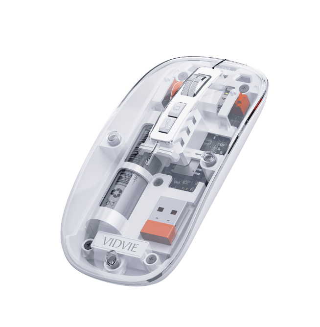 Mouse Inalámbrico Transparente Vidvie KB07