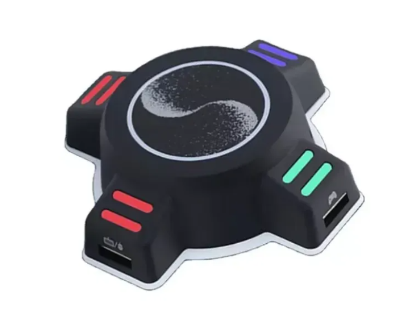Adaptador Game Hub, Usb/Type C/3.5 Hub02