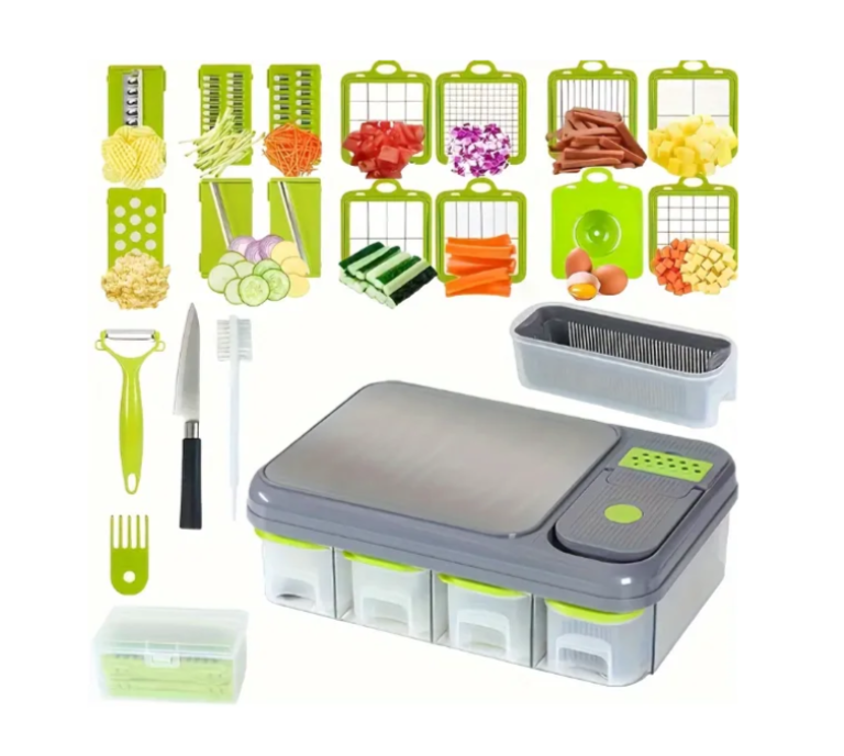 Picador De Verduras Con Recipientes CORE 6