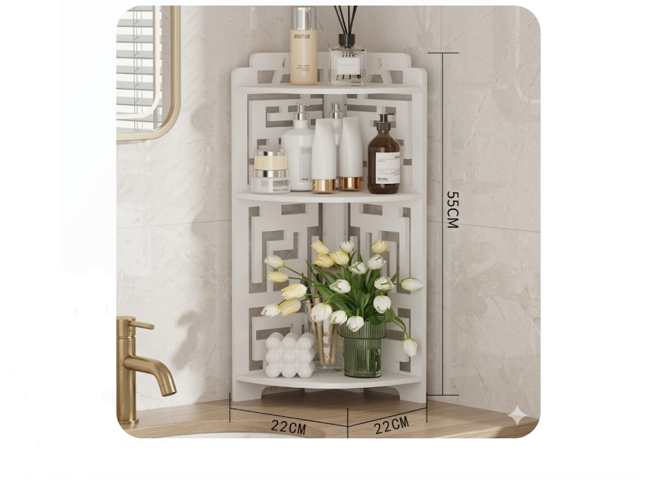 Organizador De Baño PRLA-981 - 1- 22*22*55cm