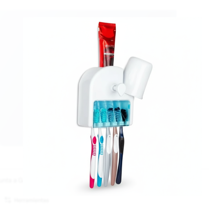 Dispensador De Crema Dental Para 5 Cepillos