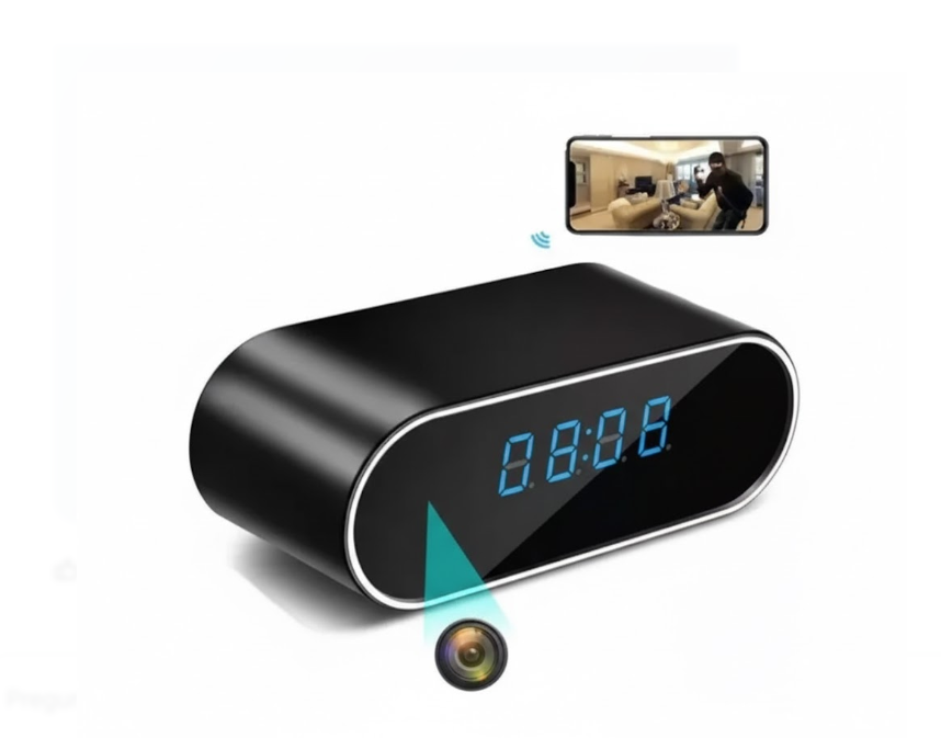 Cámara Espía Reloj Despertador Dormitorio Visión Nocturna