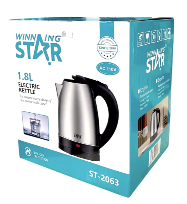 Hervidor de Agua Con Capacidad de 1.8L ST-2063