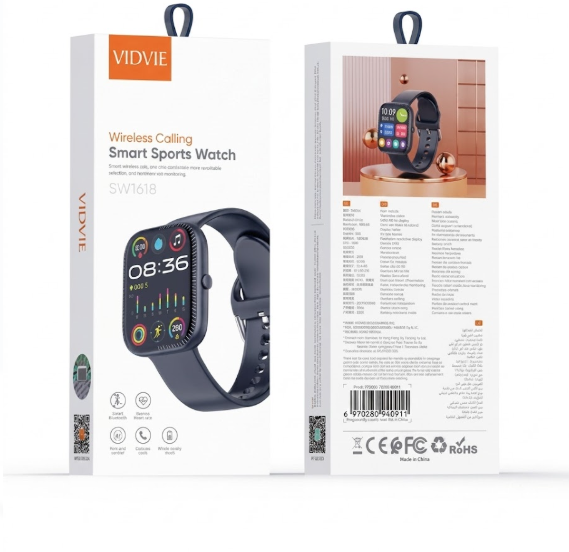 Reloj Inteligente Vidvie Con Pantalla Táctil SW1618