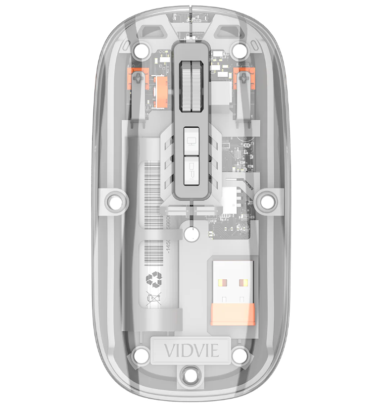 Mouse Inalámbrico Transparente Vidvie KB07