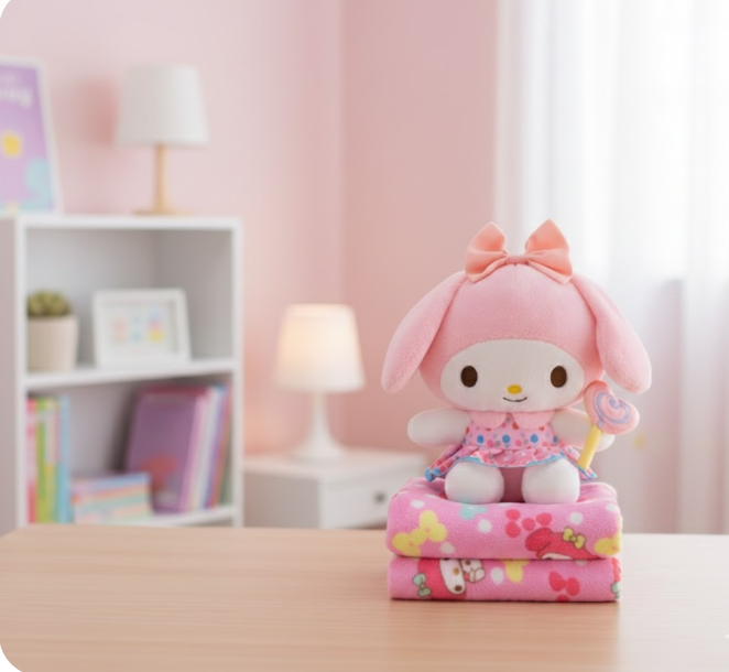 Peluche De My Melody Con Cobija