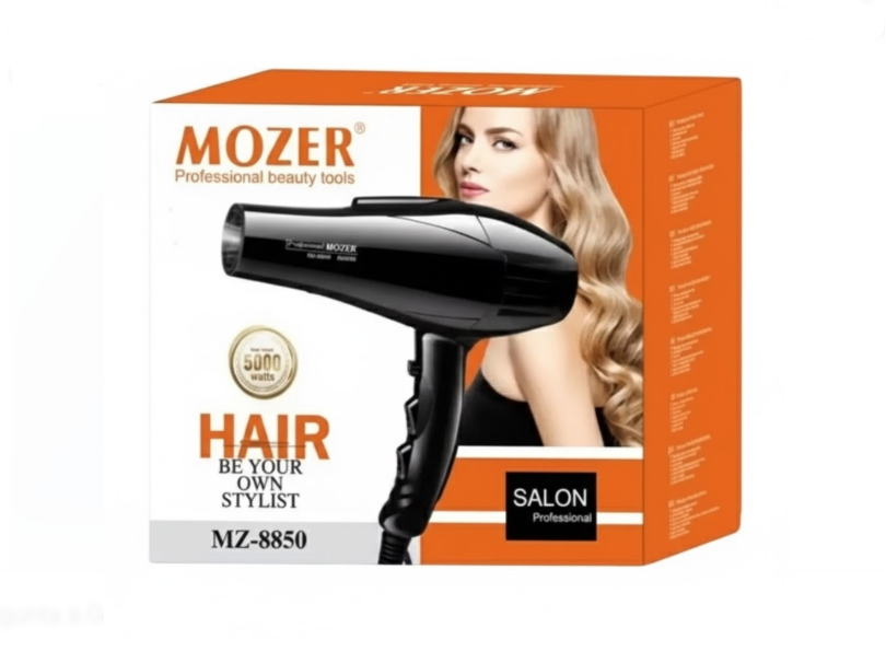 Cepillo Secador Mozer Con 3 Niveles De Temperatura MZ-8850