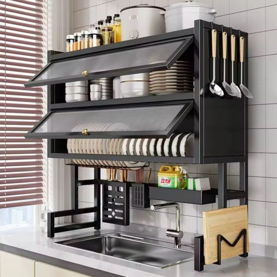 Escurridor De Loza Doble Tapa De 65cm MU-OR10