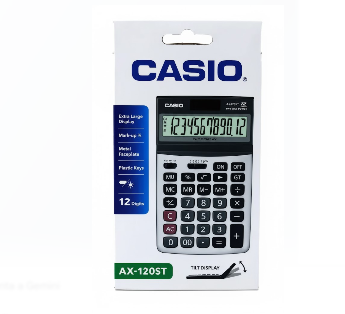 Calculadora Para Escritorio TM Ref: Casio AX-120ST