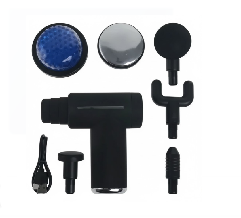 Masajeador Muscular Eléctrico Pistola Calor Frio Color Gun