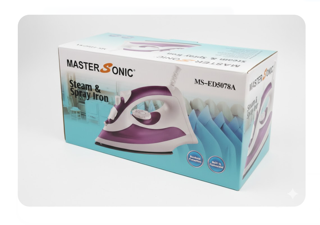 Plancha Para Ropa Master Sonic Ref:MS-ED5078A