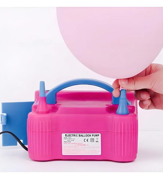 Inflador De Globos Eléctrico Doble Boquilla