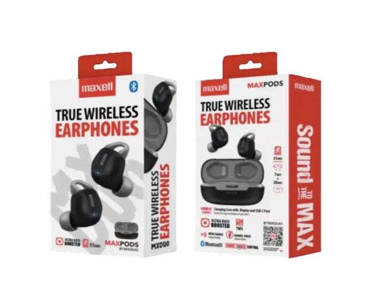 Audífonos Maxpods Maxell EB-BTMXDUO