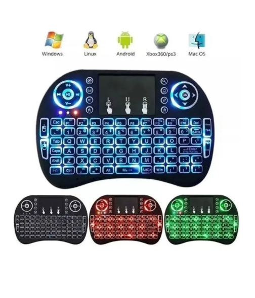 Mini Teclado Inalámbrico Universal Keyboard Retroiluminado
