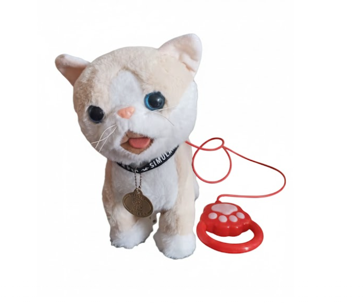 Gato Peluche Interactivo Camina Canta Maulla Control Remoto