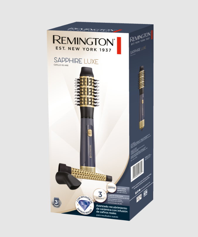 Cepillo De Aire Y Multiestilizador Remington Sapphire Luxe