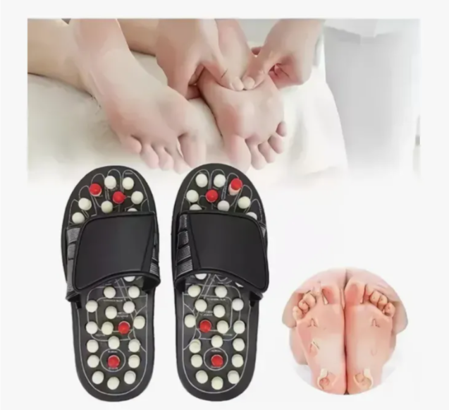 Sandalias Masajeadoras Reflexología Cuidado Planta Pie Unisex Ref:PRLA-248