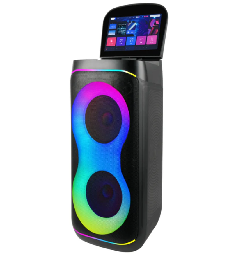 Parlante Cabina Bluetooth Con Pantalla Táctil RGB GD-1066