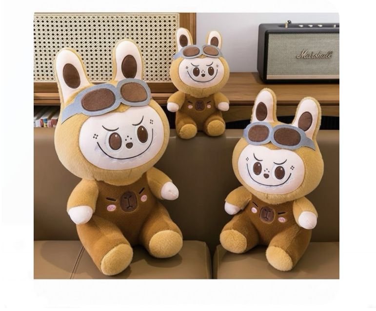 Peluche De Labubu Con Cobija