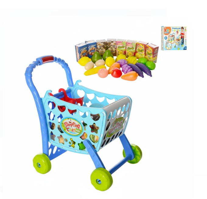 Carro De Mercado Juguete Carrito De Compras Con Mercado