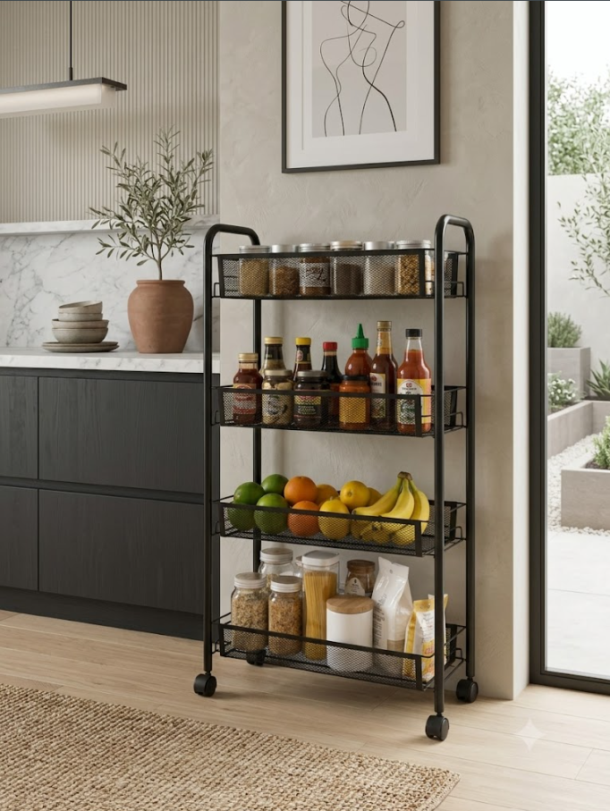 Organizador Metálico Con Ruedas FLS-4L