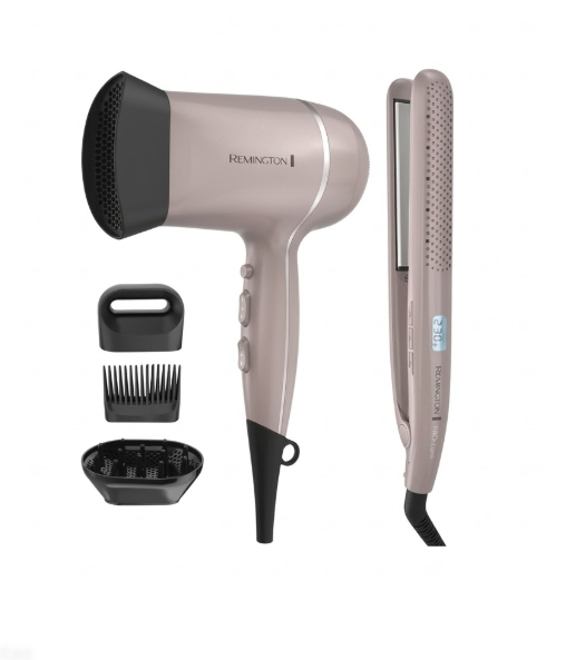 Combo Plancha Y Secador Remington Wet2straight S27A-D20A