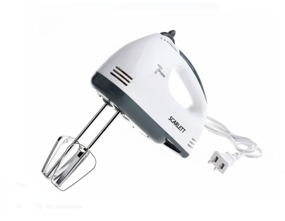 Batidora De Inmersión Scarlett HE-133 Blanca