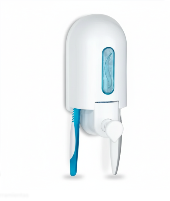 Dispensador De Crema Dental Para 2 Cepillos